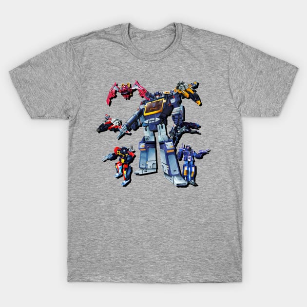 Masterpiece Soundwave and Cassettes T-Shirt by Draconis130